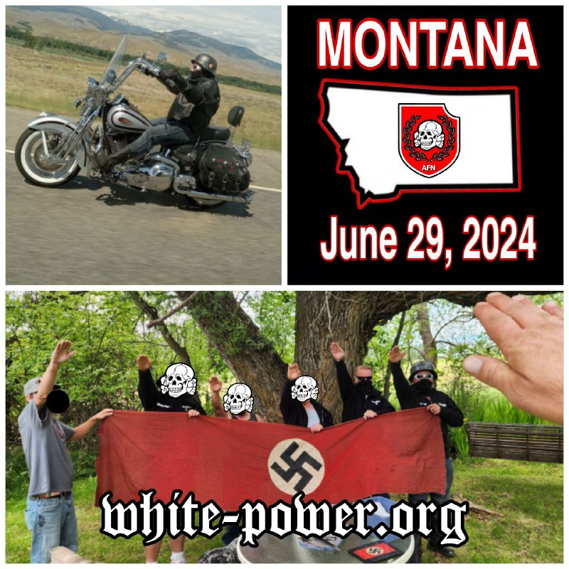 (Poster/Right Wing Extremism) Aryan Freedom Network (AFN) Plans to Organize "Montana Roundup" on 29 June 2024, Montana, United States - 2 July 2024
