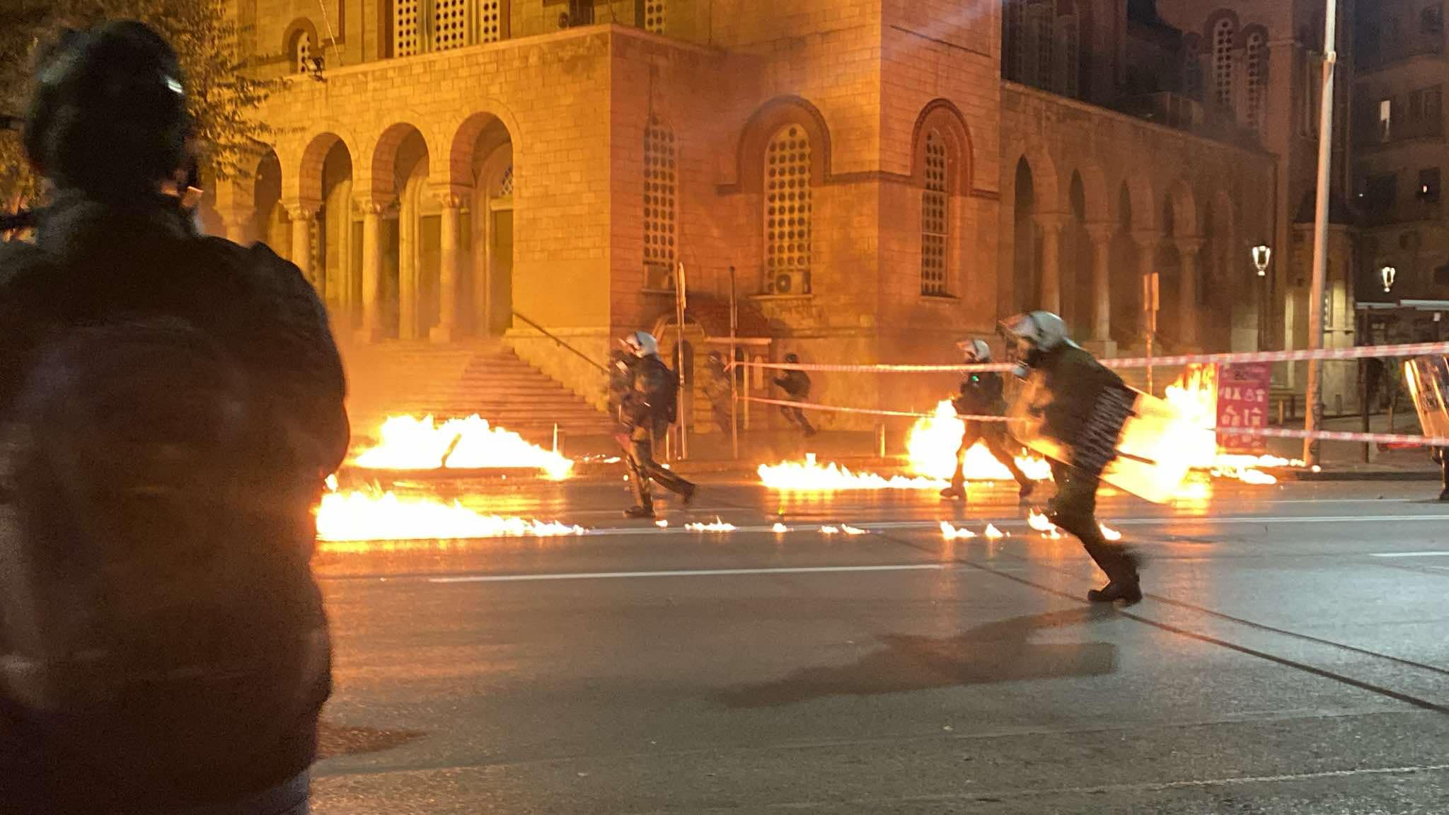 TRAC Incident Report: Left-Wing Sympathisers / Students Riot on the 51st Anniversary of the 1973 Anti-Junta Protests in Thessaloniki, Greece - 17 November 2024