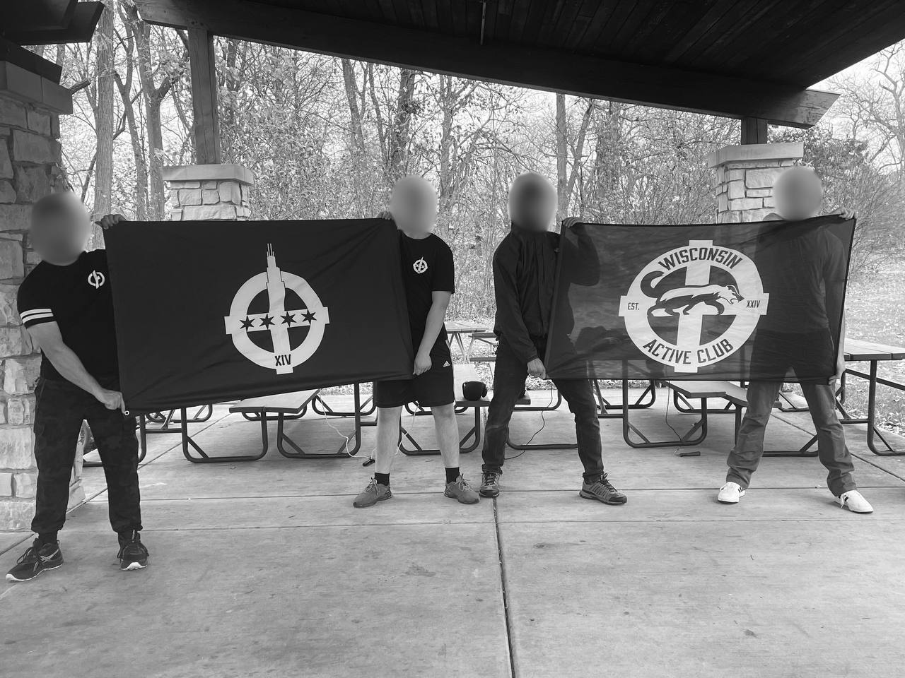 (Photo/ Right Wing Extremism): Wisconsin Active Club Conduct Training Exercise With Windy City Active Club in Illinois, United States - 3 November 2024
