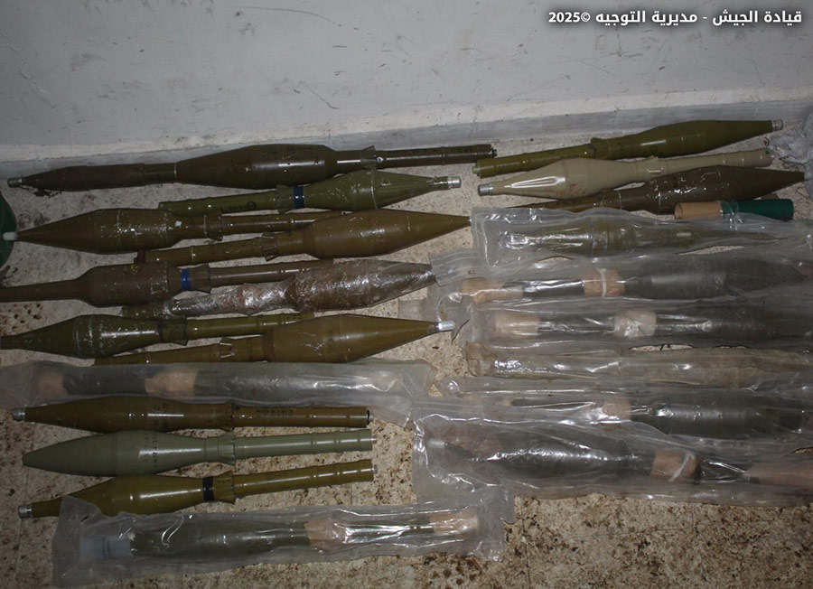 (Photos) Lebanese Army Seizes Ammunition from Hezbollah-Linked Clans, Qasr & al-Asfouriyeh, Lebanon - 10 February 2025