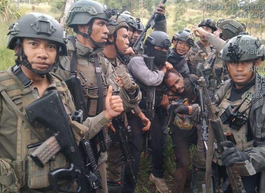 Security Forces Arrest Wanted Free Papua Movement (OPM) Commander Aske Mabel in Yalimo Regency, Papua Highlands, Indonesia – 19 February 2025