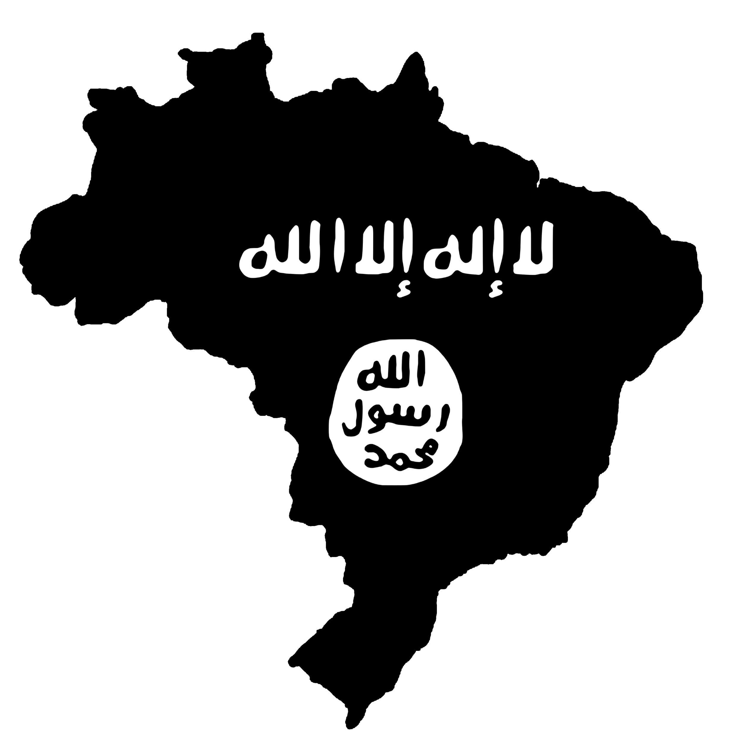 (Image) Islamic State (IS) Insider Circulates Map Portraying Brazil Under IS Flag - 25 February 2025