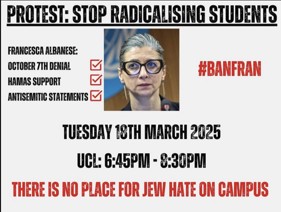 Far-Right Pro-Israel 'Betar' Group Threatens International Lawyer Francesca Albanese with Pager Attack, London, United Kingdom, Cyberspace - 18 March 2025