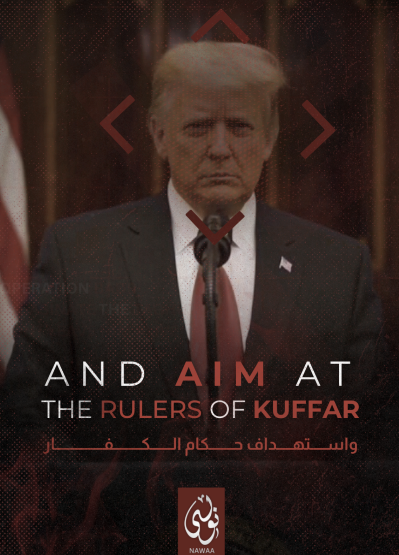 (Poster) Nawaa Media (Unofficial Islamic State/IS) "And Aim at the Rulers of Kuffar" - 14 March 2025