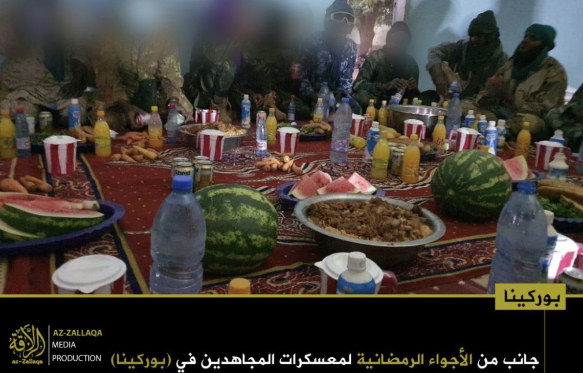 (Photos) Militants From the Jama’at Nusrat al-Islam wal-Muslimin (JNIM) Group Celebrating Ramadan in their Camps, Burkina Faso – 14 March 2025