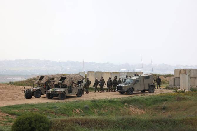 Israeli Army Intercepts Missile Fired From Yemen, Israel - 30 March 2025