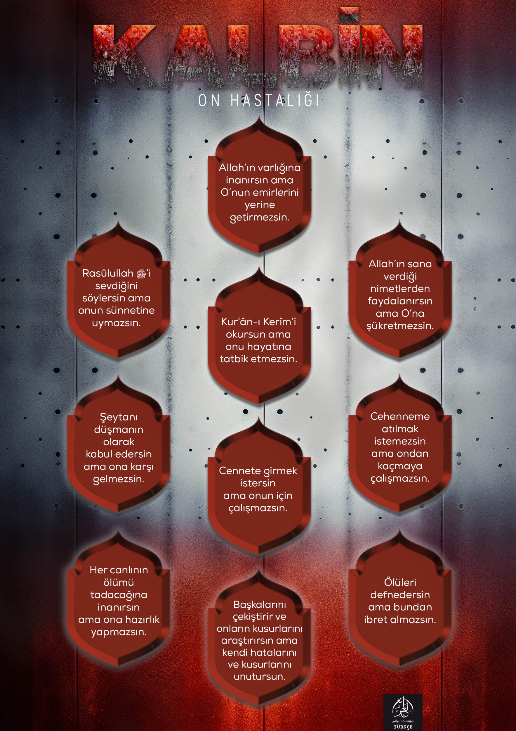 (Poster) al-Azaim Media Turkey (Unofficial Islamic State Khurasan/ISK): ‘Kalbin On Hastalığı’ – 16 March 2025