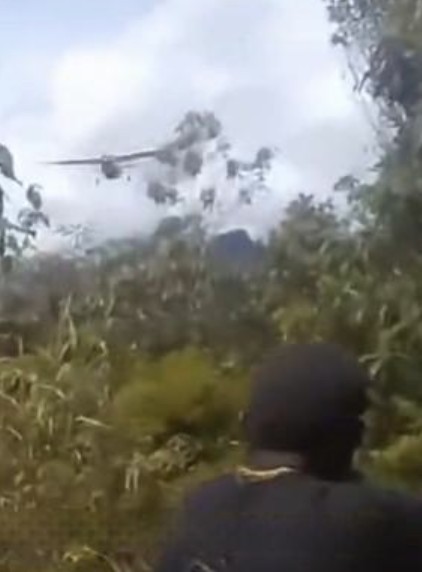 (Photos) Free Papua Movement Militants (OPM) Target a Small Commercial Plane with Firearms, Papua, Indonesia - 01 March 2025