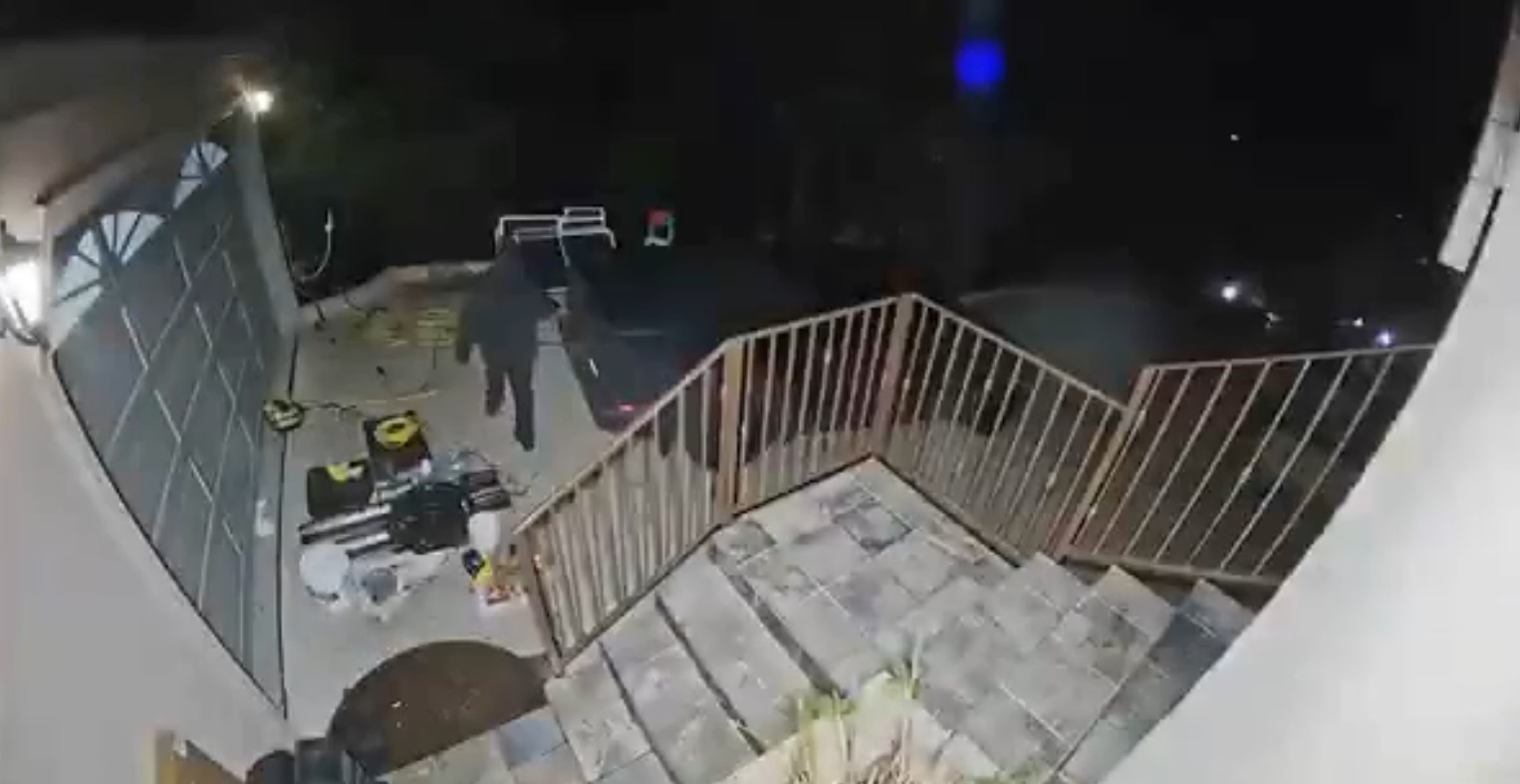 (Video) Anti-Elon Musk Activist Vandalize a Privately-Owned Tesla with Rocks and Knife, California, United States - 31 March 2025