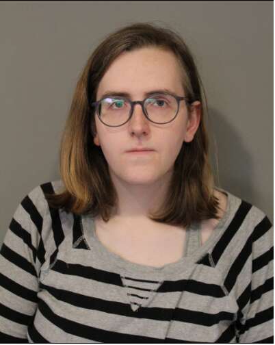 Woman Arrested for Vandalizing a Tesla Service Center with Graffiti, Buffalo Grove, Illinois, United States - 14 March 2025