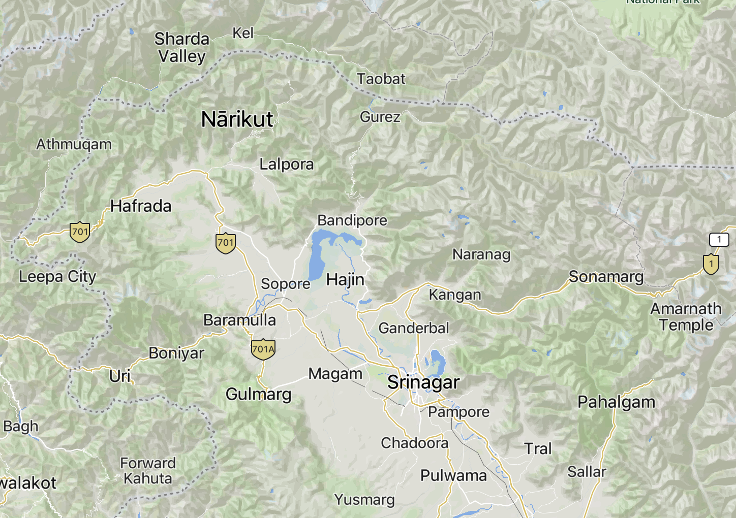 TRAC Incident Report: Indian Security Forces Discover Improvised Explosive Device (IED) in Narikut Forest of Kupwara, Jammu & Kashmir, India & Pakistan - 16 March 2025