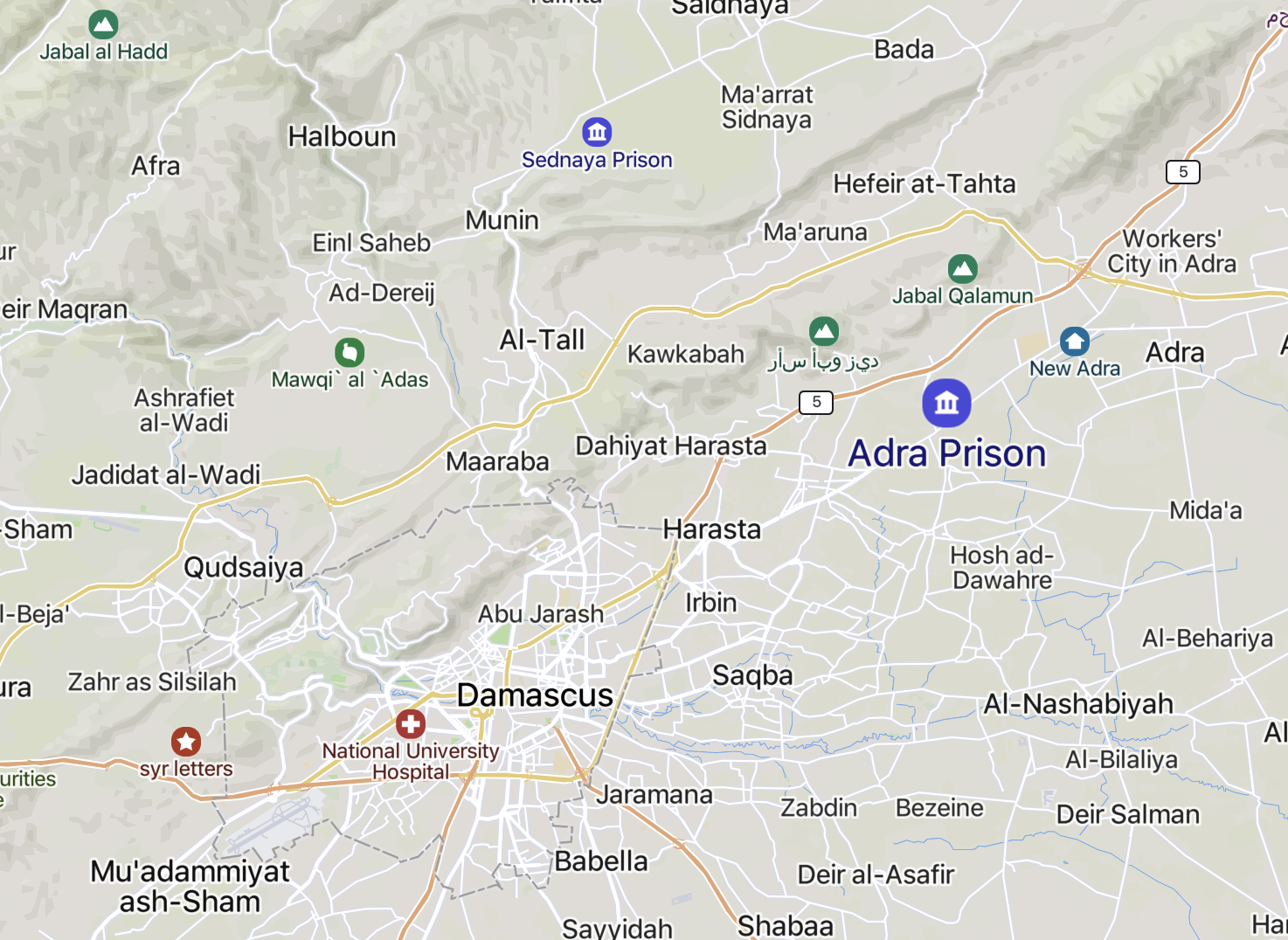 TRAC Incident Report: Suspected Islamic State (IS) Militants Attempt Prison Break at Adra Prison in Damascus, Syria - 28 March 2025