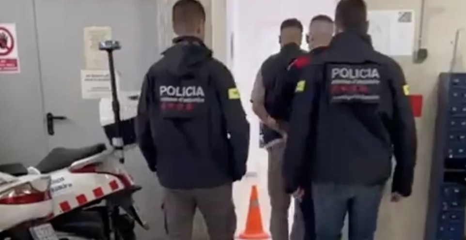Authorities Arrest a Jihadist as He Was Ready to Travel to the Palestinian Territories and Join the al-Qassam Brigades, Barcelona International Airport, Catalonia, Spain - 27 March 2025
