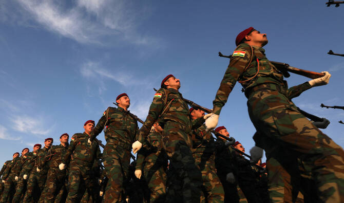 Iraq Drone Attacks Wound 5 Kurdish Security Personnel, Iraq - 29 April 2025