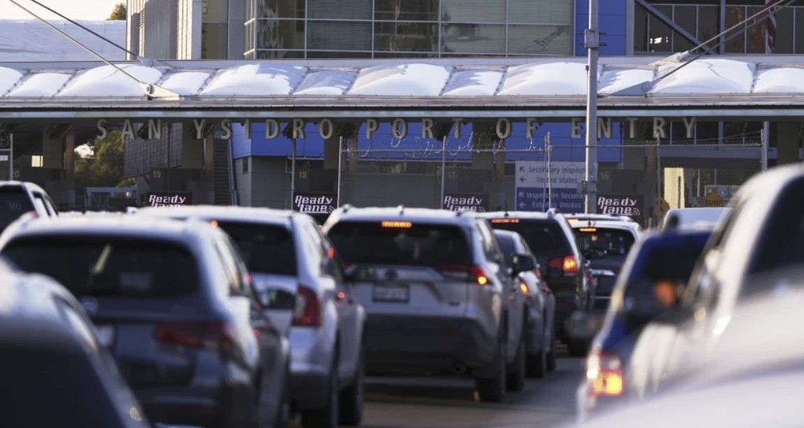 Authorities Charge Two Border Inspectors Accusedd of Taking Bribes to Allow Migrants to Enter the Country, San Ysidro Port of Entry, California, United States - 07 April 2025