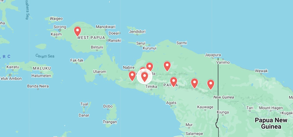 Separatists of the Free Papua Movement (OPM) Organization Allegedly Designate Nine Regions as 'War Zones', Papua Province, Indonesia - 08 April 2025