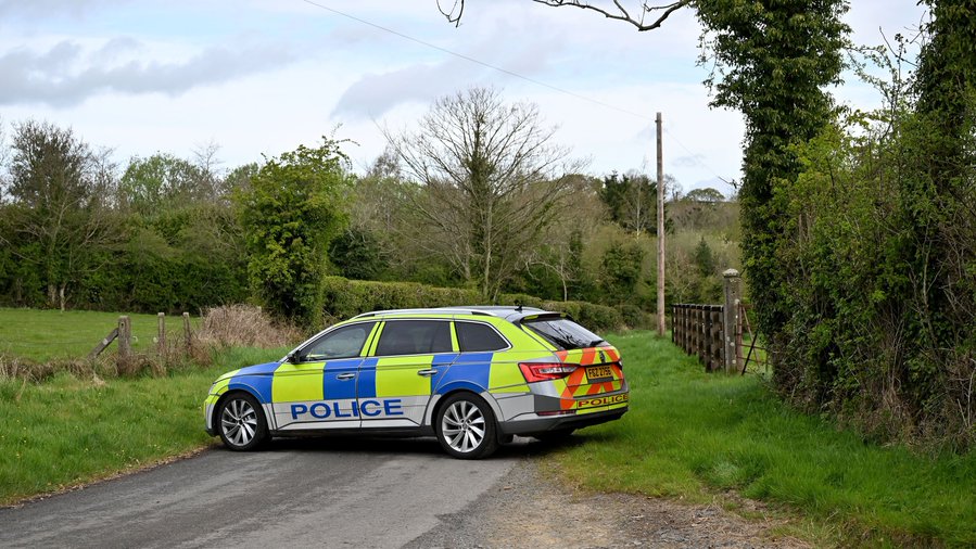Pipe Bomb-Type Improvised Explosive Device (IEd) Discovered During a Security Alert in Banbridge, County Down, Northern Ireland, United Kingdom - 14 April 2025
