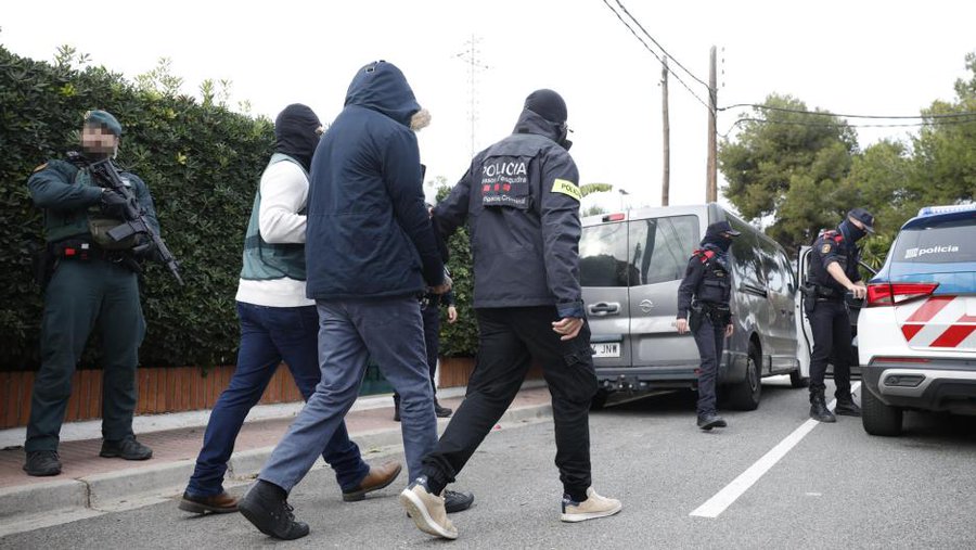 Joint Police Operation Leads to the Arrest of a Suspected Islamic State (IS)-Linked Jihadist in Castelldefels, Barcelona, Catalonia, Spain - 28 April 2025