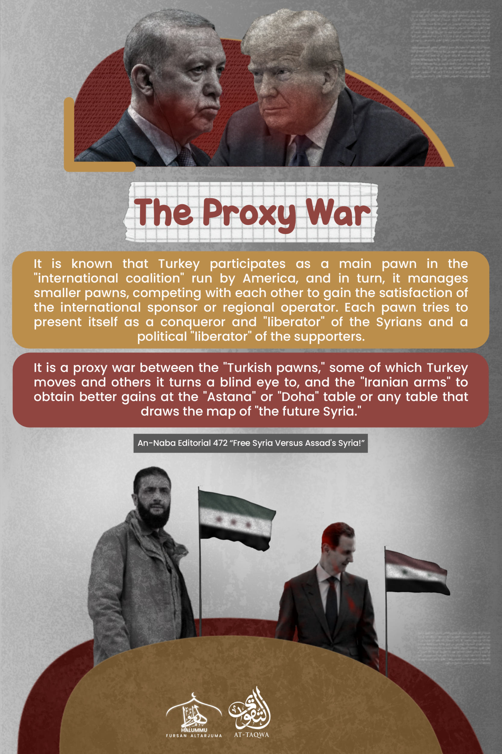(Poster) Unofficial Islamic State (IS) Halummu Media: ‘The Proxy War’ – 15 April 2025 