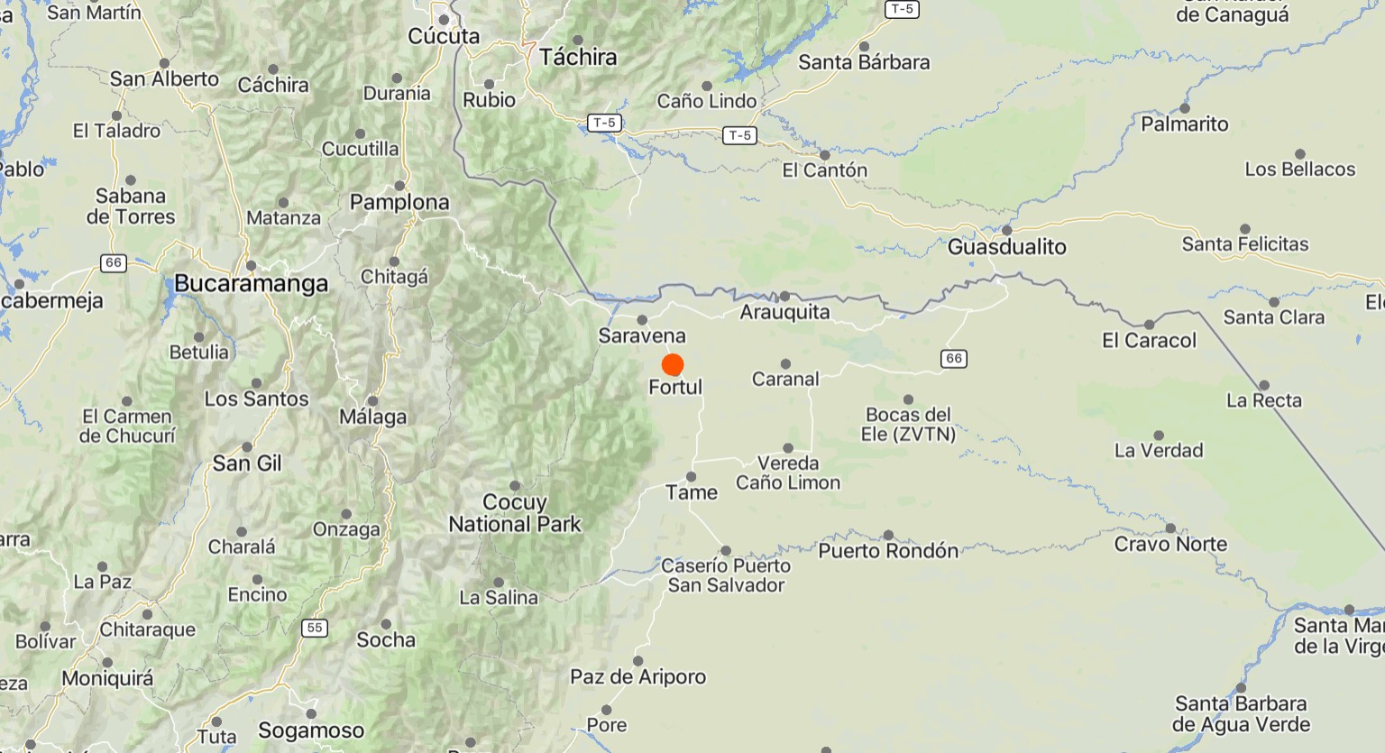 Suspected National Liberation Army (ELN) Militants Target a Section of the Bicentenario Oil Pipeline in an Act of Sabotage, Palo de Agua, Fortul, Arauca Department, Colombia - 18 April 2025