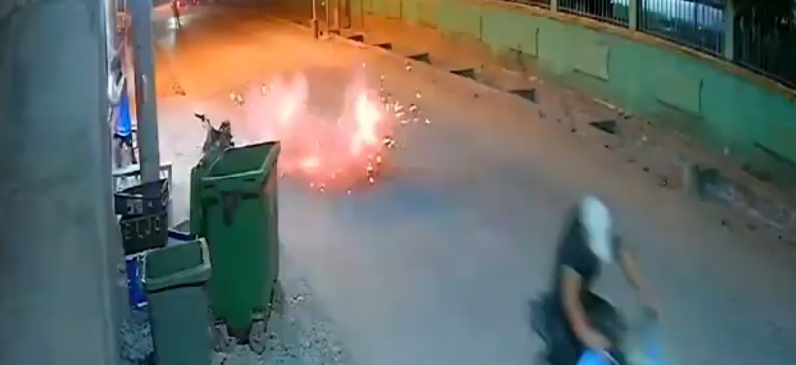 Unknown Assailants Detonate Three Grenades, Injuring a Person and Causing a Fire, Buluan, Maguindanao del Sur, Mindanao, Philippines - 19 April 2025