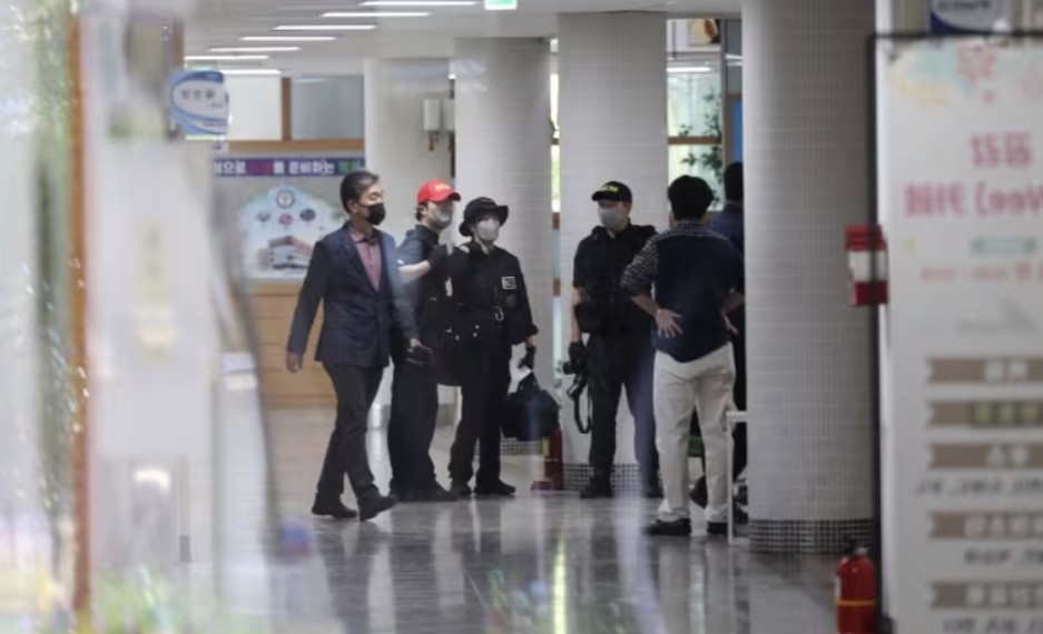 Teenage Student Wounds Several People in a Mass Knife Attack at a School, Cheongju, North Chungcheong, South Korea - 28 April 2025