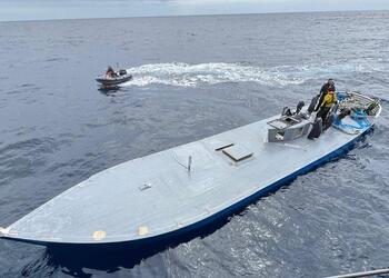 Joint International Operation Leads to the Interdiction of a Narco Semi-Submersible Loaded with 6.5 Tons of Cocaine in the Atlantic Ocean, Near the Azores, Portugal - 25 March 2025