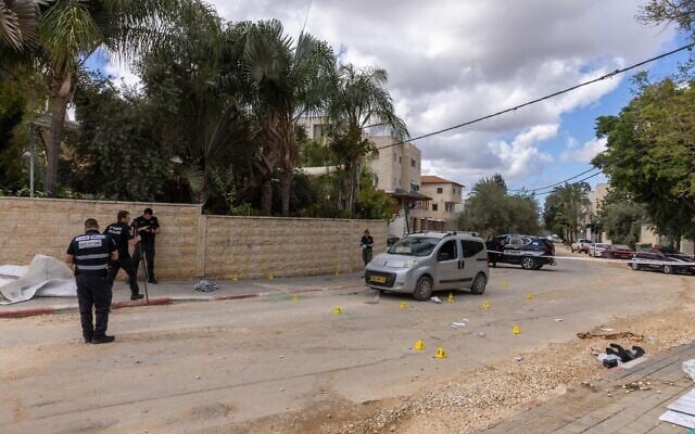 Three Suspects Arrested After Gunmen Shot Dead Two Brothers in an Arab-Israeli Family Dispute, Ramla, Central Israel - 10 April 2025