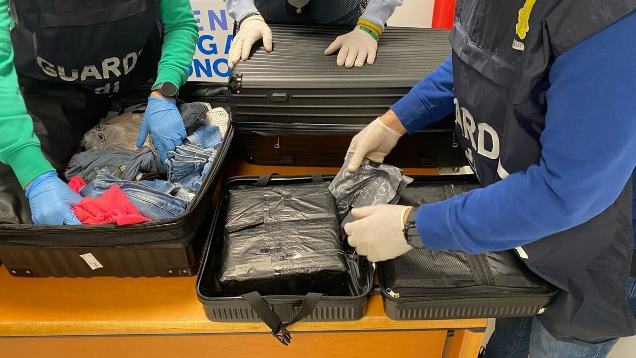 Two Drug Couriers Arrested with 35kg of Cocaine at Fiumicino Airport After Claiming to Be Pilgrims for Catholic Jubilee, Rome, Lazio, Italy – 09 April 2025