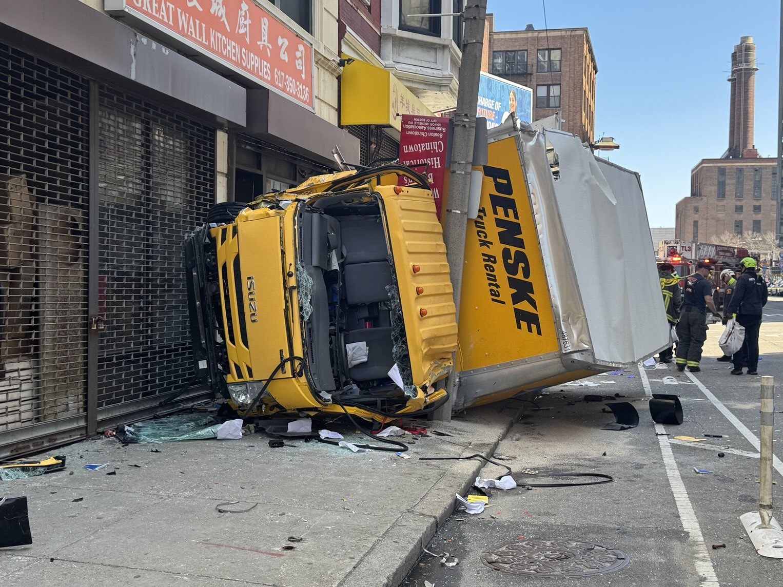 TRAC Incident Report: Unidentified Man Rams Rental Truck into Pedestrians Outside Tufts Hospital in Chinatown Near Kneeland Street and Harrison Avenue, Downtown Boston, Massachusetts, United States - 1 April 2025
