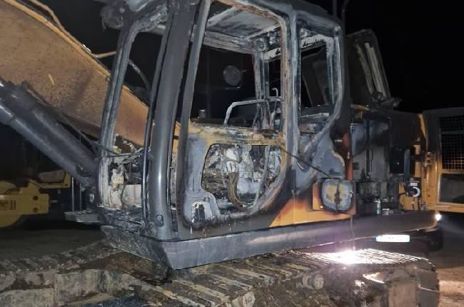 Suspected Anarchists Burn €150,000 Worth of Equipment at Douzy Solar Park Site, Ardennes, France - 01 April 2025