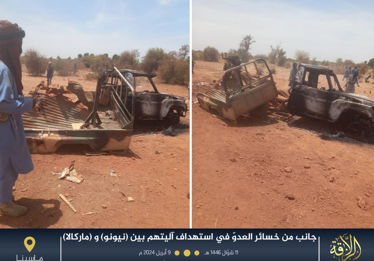 TRAC Incident Report: Jama’a Nusrat ul-Islam wa al-Muslimin (JNIM) Militants Detonated an IED on Malian Army Vehicle Between Niono-Socoura and Markala, Ségou, Mali - 9 April 2025