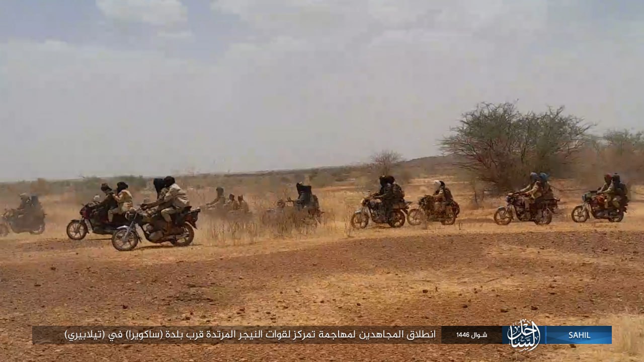 TRAC Incident Report: Islamic State Greater Sahara (ISGS) Militants Led an Armed Assault on Nigerien Army Forces in Sakoira, Tillaberi Region, Niger - 25 April 2025