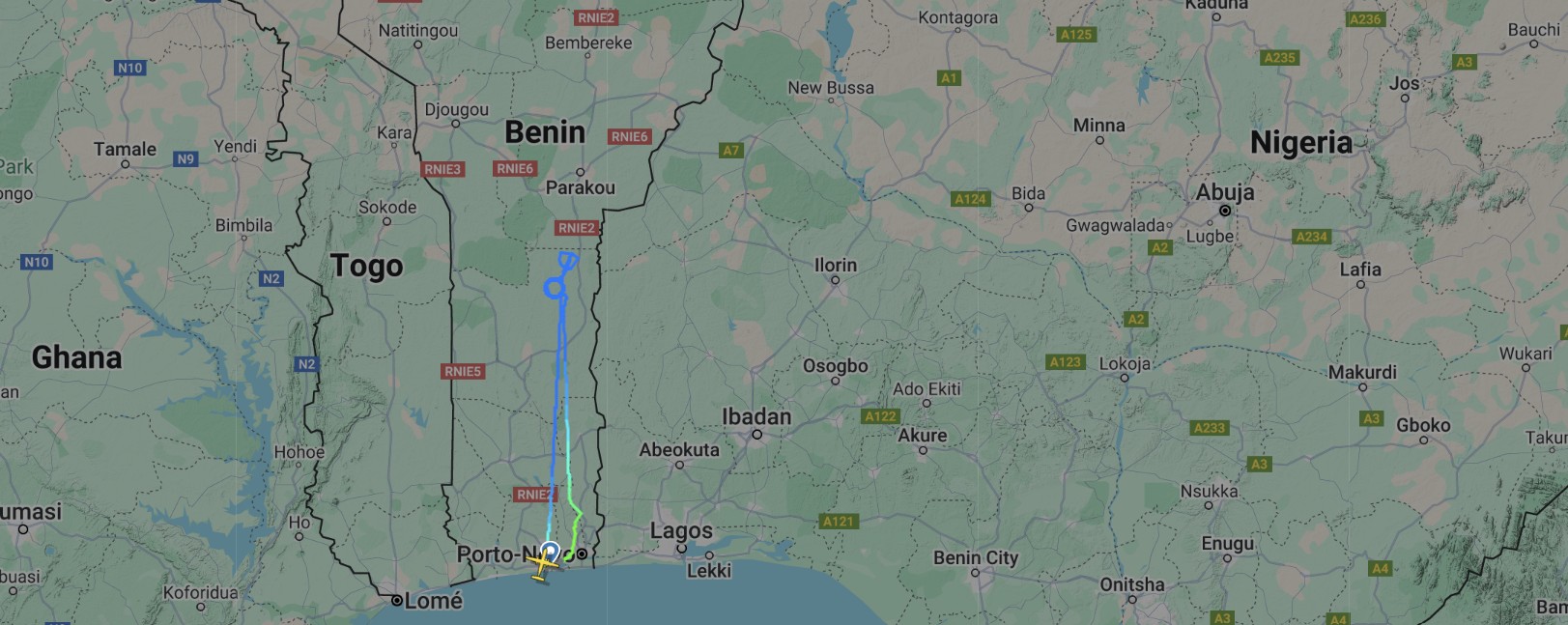 (Photo) France Deploys a Surveillance Aircraft Amid Jama’a Nusrat ul-Islam wa al-Muslimin (JNIM) Escalating Activity, Borgou Department, Northeastern Benin - 01 May 2025