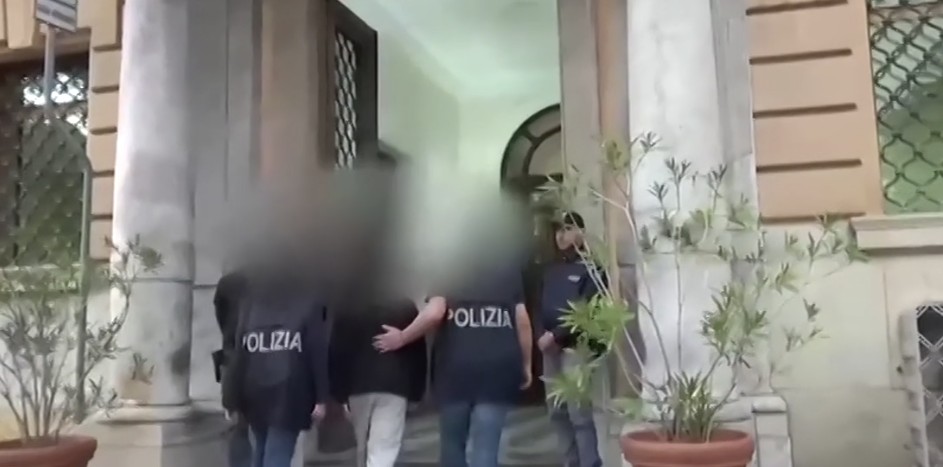 Police Arrest Two Extremists of Bengali Origin for Supporting the Islamic State (IS) and Allegedly Preparing an Attack, Palermo, Sicily, Italy - 09 May 2025
