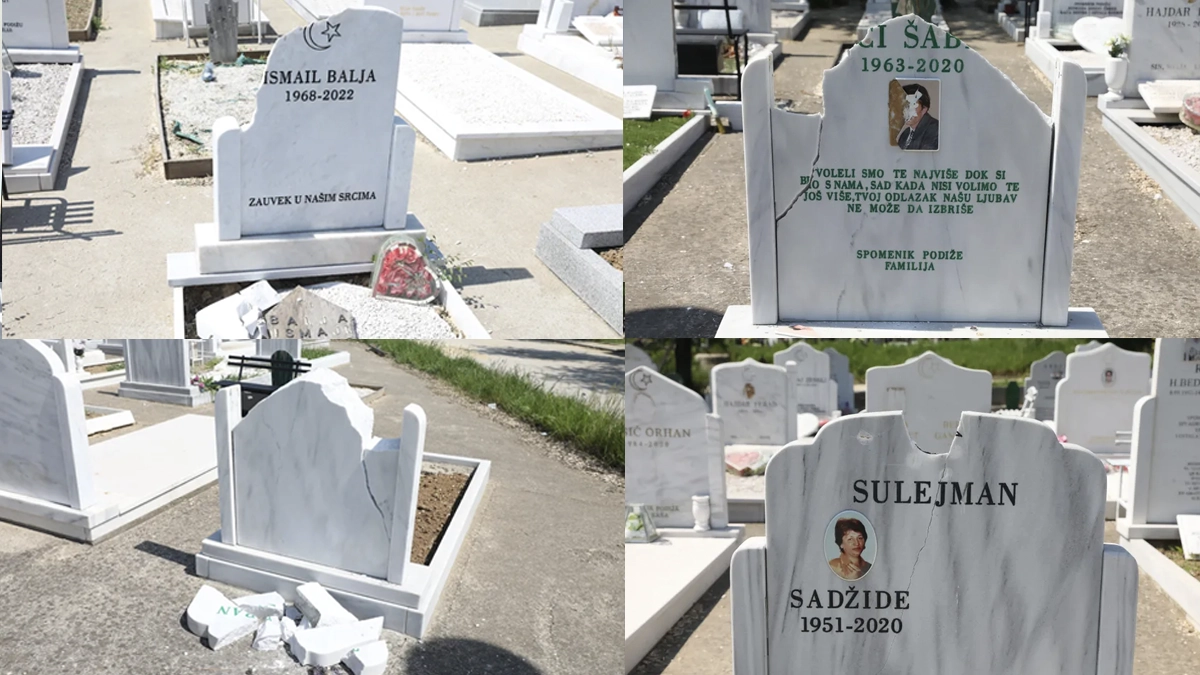 TRAC Incident Report: Thirty Muslim Graves Vandalized in Lesce Cemetery, Belgrade, Serbia - 30 April 2025